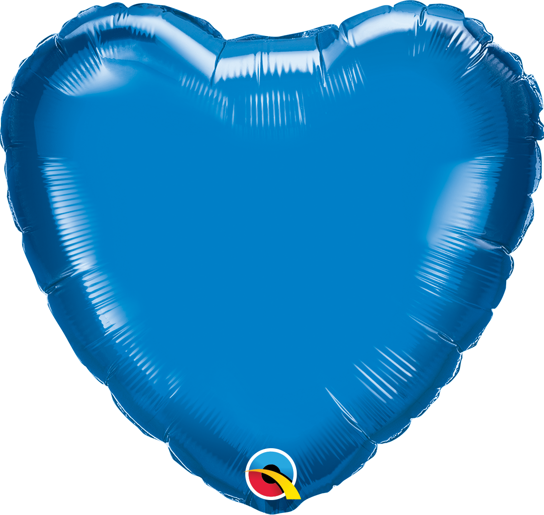 4" Heart Foil Airfill Balloon | Buy 5 Or More Save 20%