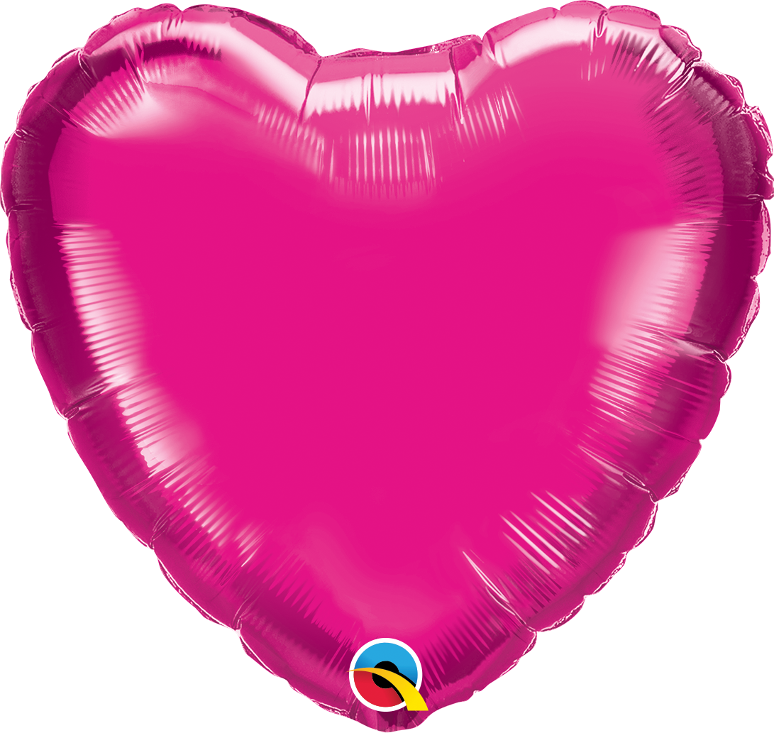4" Heart Foil Airfill Balloon | Buy 5 Or More Save 20%