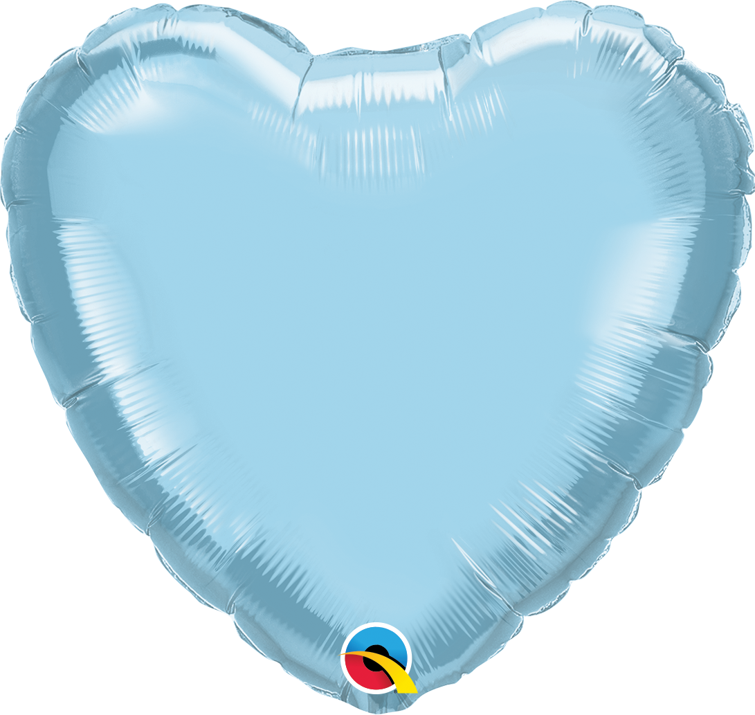9" Heart Foil Airfill Balloon | Buy 5 Or More, Save 20%