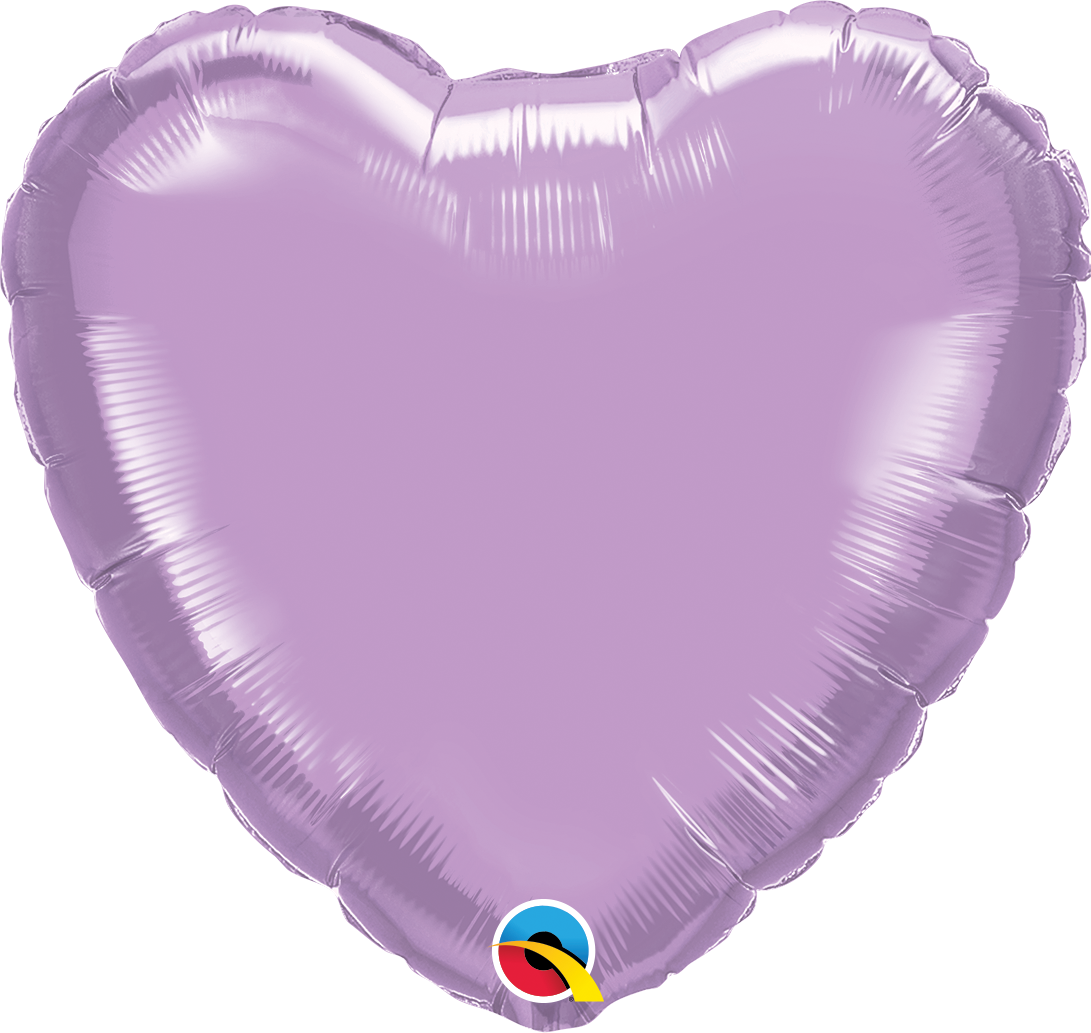 9" Heart Foil Airfill Balloon | Buy 5 Or More, Save 20%
