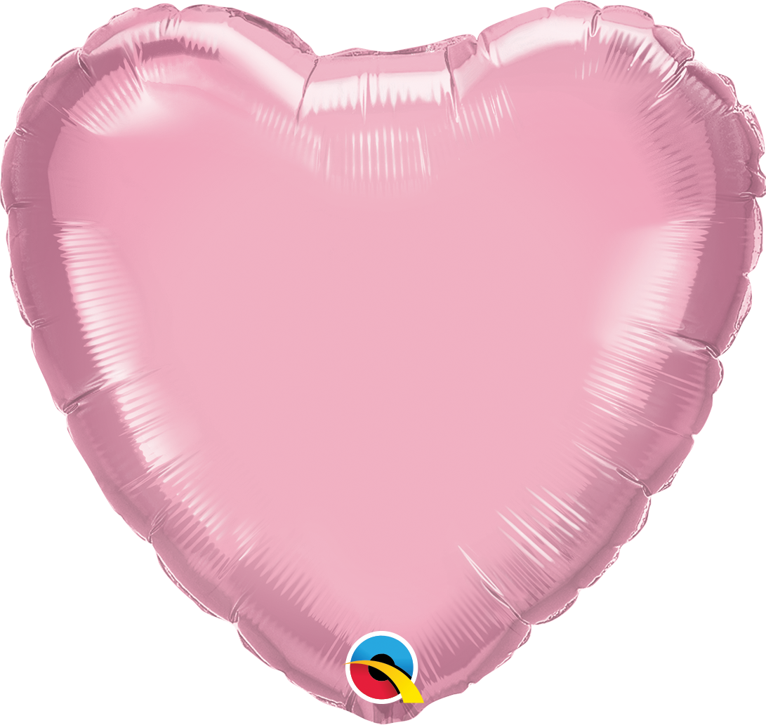 9" Heart Foil Airfill Balloon | Buy 5 Or More, Save 20%