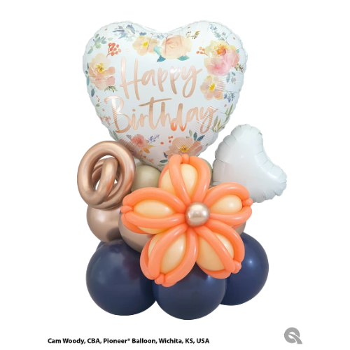 9"  Heart Foil Airfill Balloon | Buy 5 Or More, Save 20%