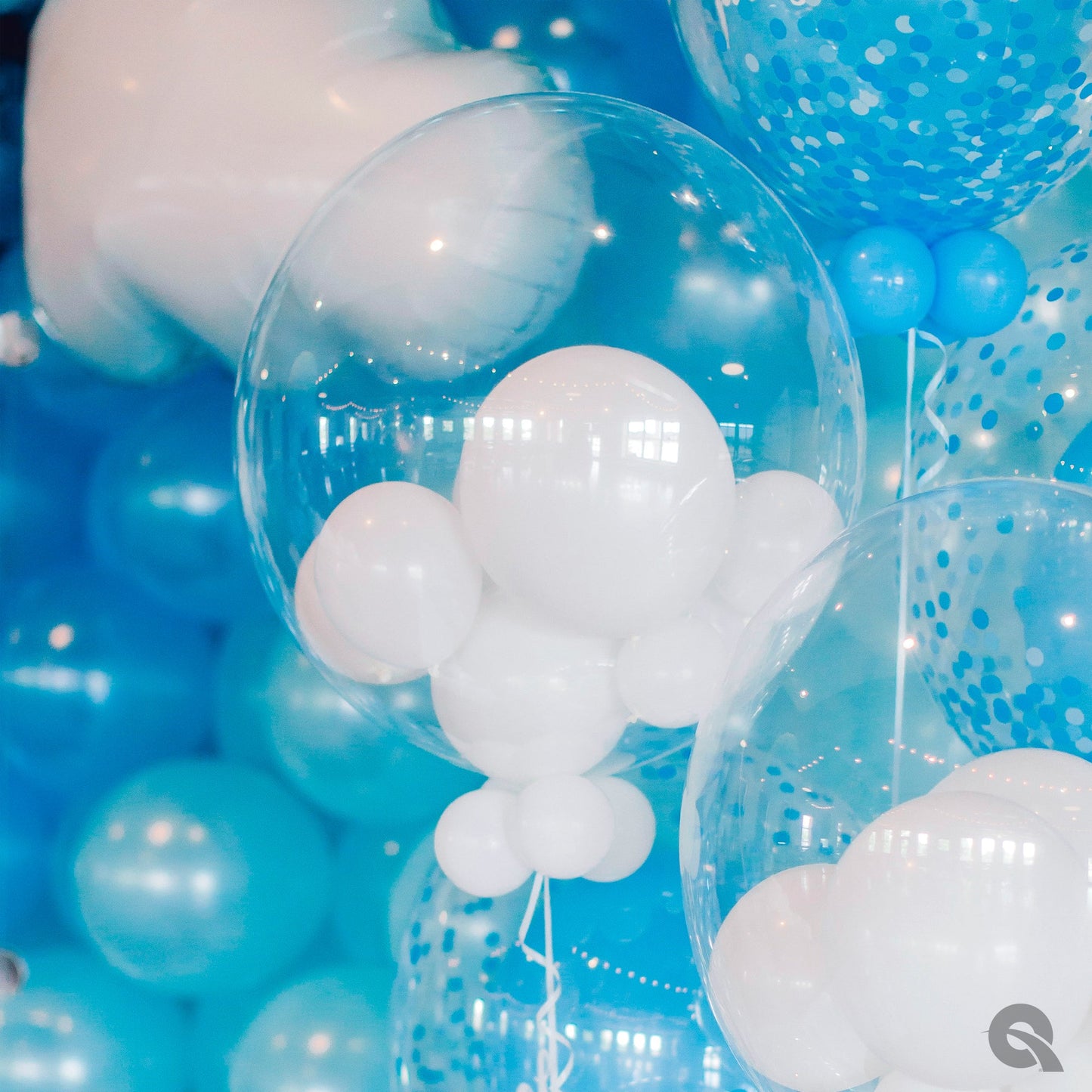 20" Clear Deco Bubble Balloon