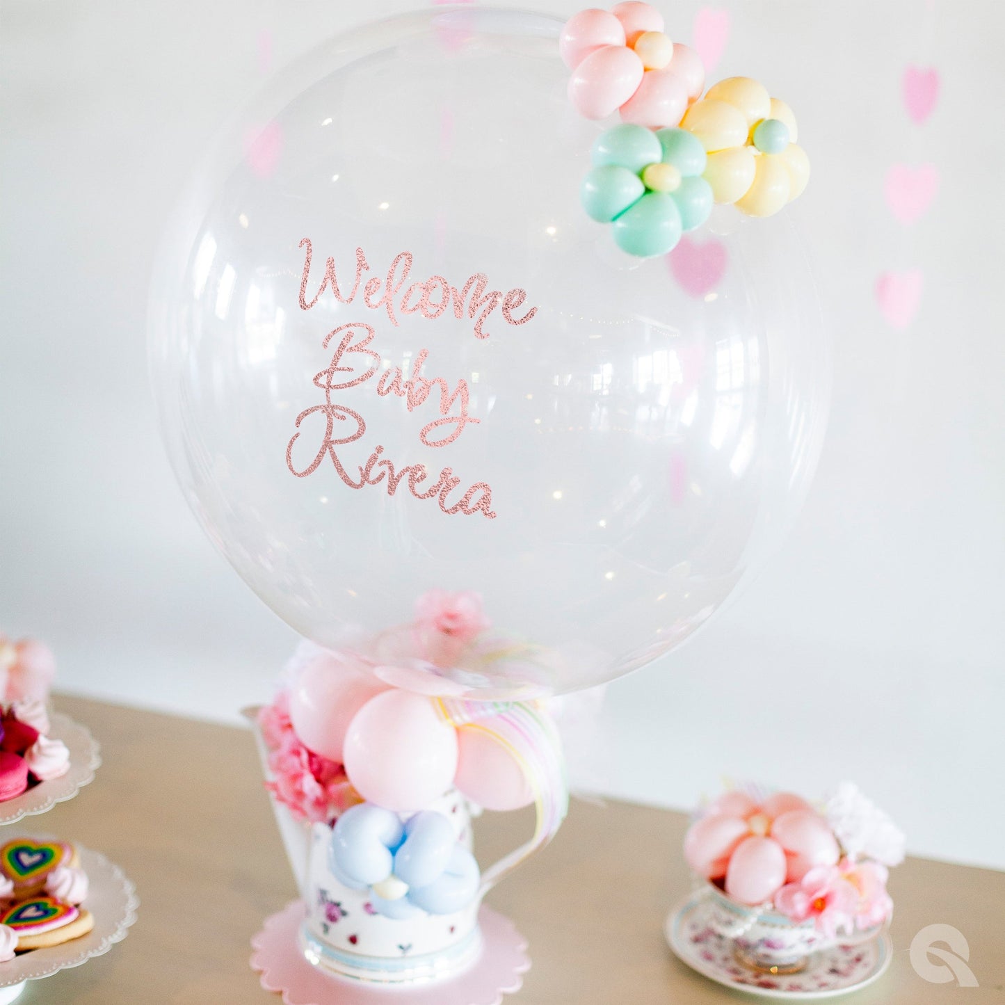 20" Clear Deco Bubble Balloon