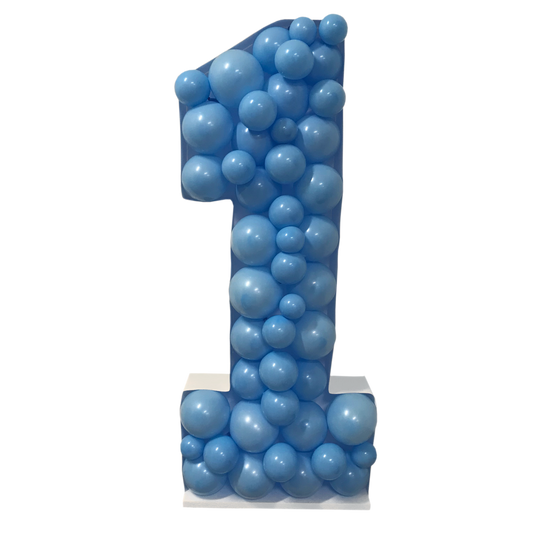 47" DIY Mosaic Number Balloon Frame (Balloons Not Included)