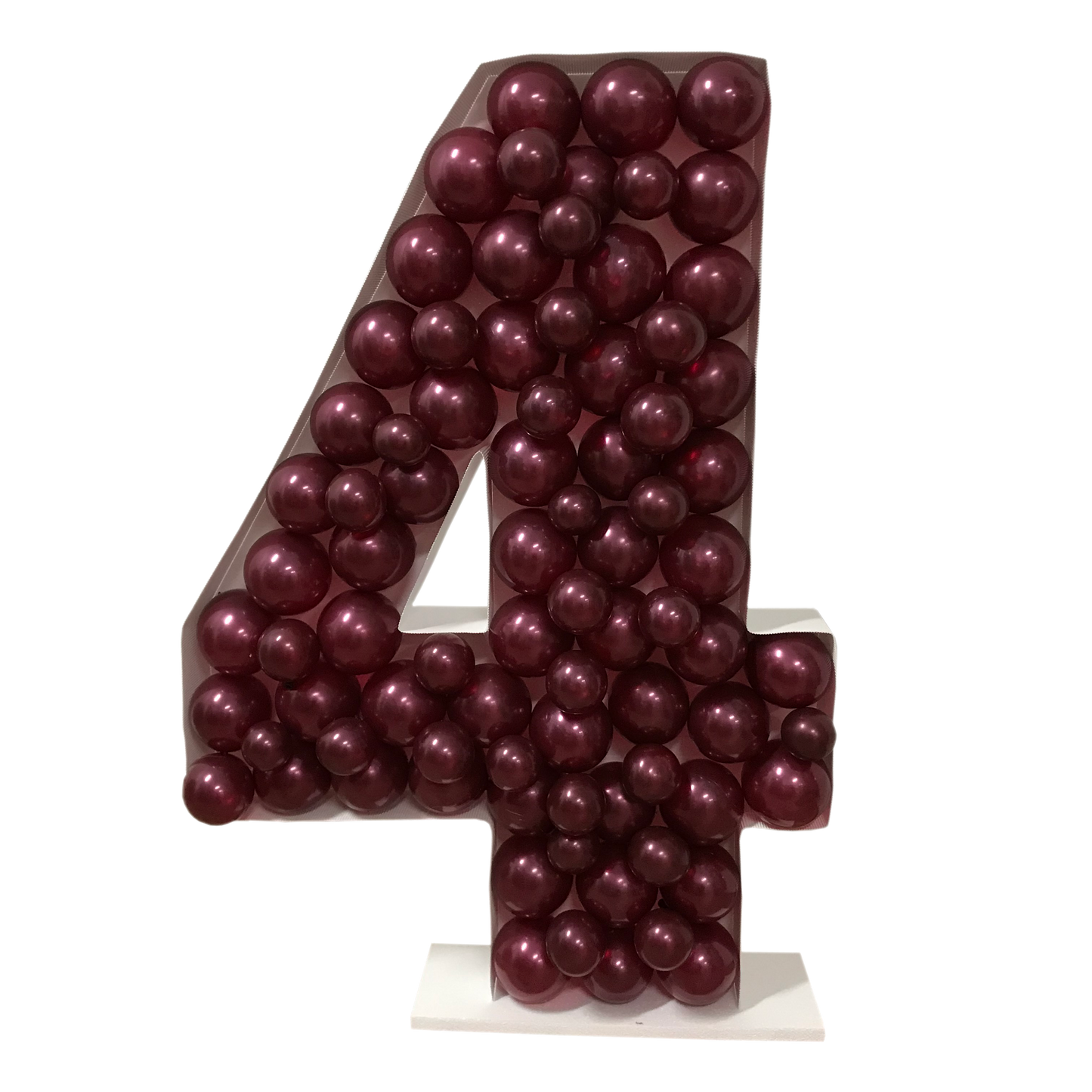 47" DIY Mosaic Number Balloon Frame (Balloons Not Included)