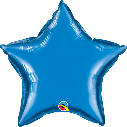 9" Qualatex Star Airfill Foil Balloon | Buy 5 Or More Save 20%