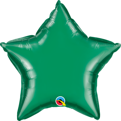 9" Qualatex Star Airfill Foil Balloon | Buy 5 Or More Save 20%