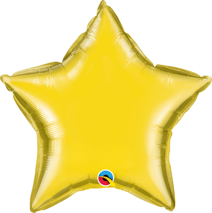 9" Qualatex Star Airfill Foil Balloon | Buy 5 Or More Save 20%