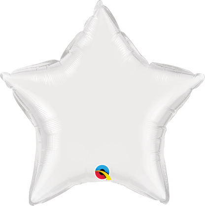 9" Qualatex Star Airfill Foil Balloon | Buy 5 Or More Save 20%
