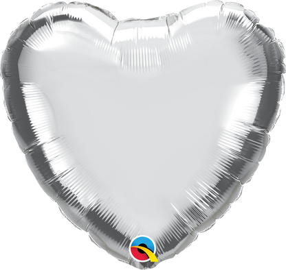 4"  Heart Foil Airfill Balloon | Buy 5 Or More Save 20%