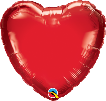 4"  Heart Foil Airfill Balloon | Buy 5 Or More Save 20%
