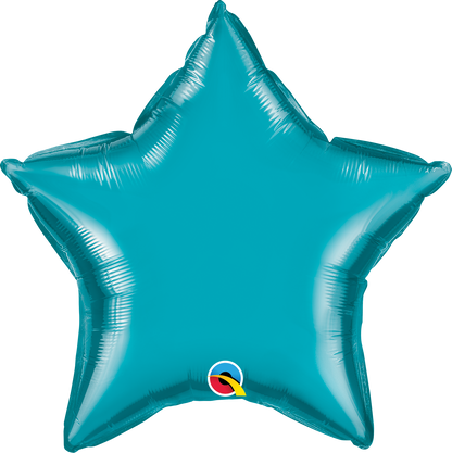 9" Qualatex Star Airfill Foil Balloon | Buy 5 Or More Save 20%