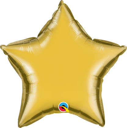 9" Qualatex Star Airfill Foil Balloon | Buy 5 Or More Save 20%