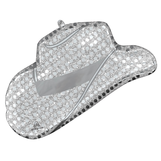 33" Anagram Disco Western Hat Balloon | 1 count