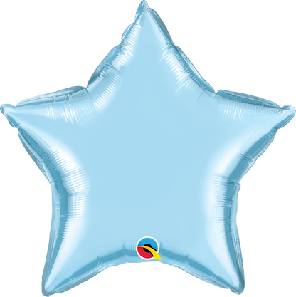9" Qualatex Star Airfill Foil Balloon | Buy 5 Or More Save 20%