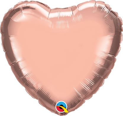 9"  Heart Foil Airfill Balloon | Buy 5 Or More, Save 20%