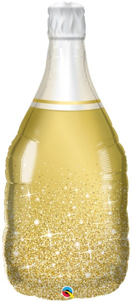 39" Bubbly Wine Bottle Foil Balloon (P32)