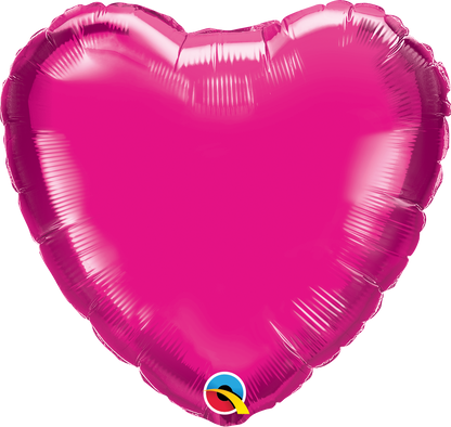 4"  Heart Foil Airfill Balloon | Buy 5 Or More Save 20%