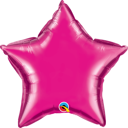 9" Qualatex Star Airfill Foil Balloon | Buy 5 Or More Save 20%