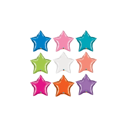 4" Qualatex Star Airfill Foil Balloon | Buy 5 Or More Save 20%