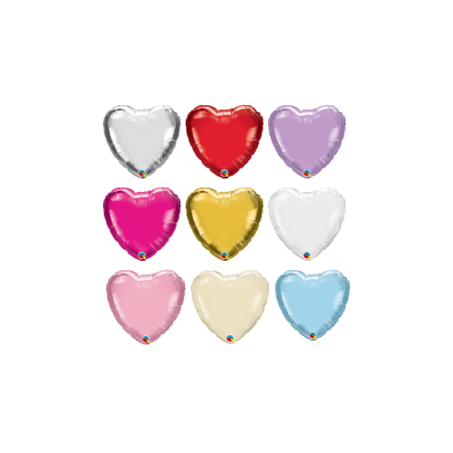4" Qualatex Heart Foil Airfill Balloon | Buy 5 Or More Save 20%