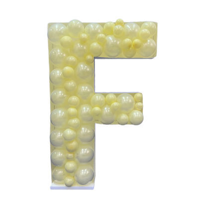 39" DIY Mosaic Letter Frame | Balloons Not Included