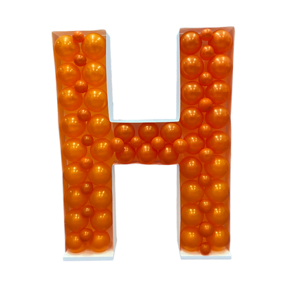 39" DIY Mosaic Letter Frame | Balloons Not Included
