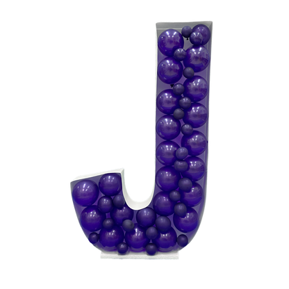 39" DIY Mosaic Letter Frame | Balloons Not Included