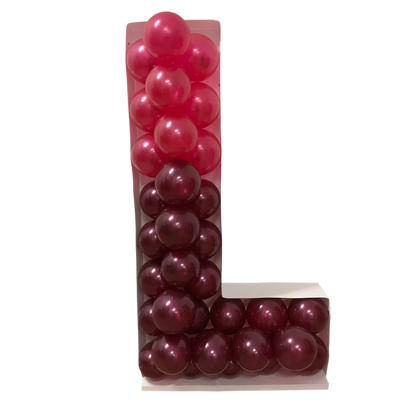 39" DIY Mosaic Letter Frame | Balloons Not Included