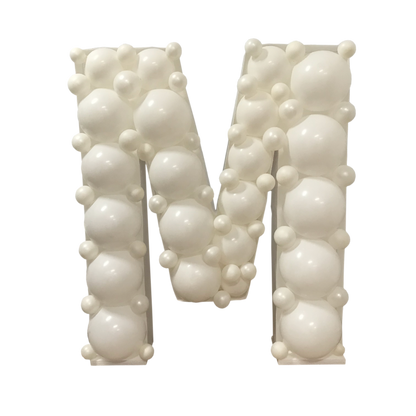 39" DIY Mosaic Letter Frame | Balloons Not Included
