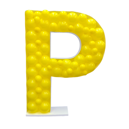 39" DIY Mosaic Letter Frame | Balloons Not Included