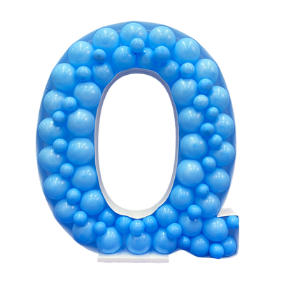 39" DIY Mosaic Letter Frame | Balloons Not Included