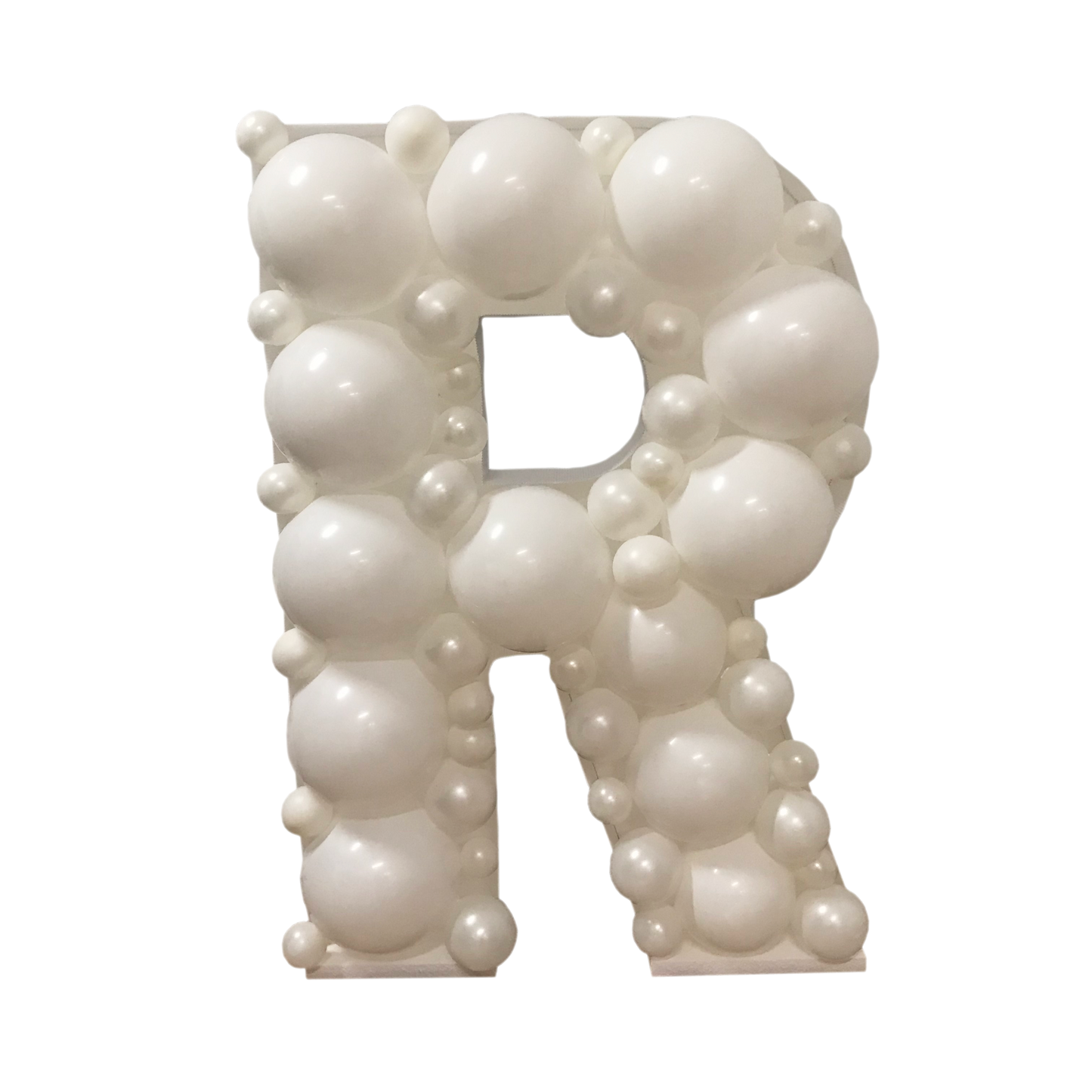 39" DIY Mosaic Letter Frame | Balloons Not Included