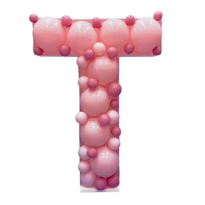 39" DIY Mosaic Letter Frame | Balloons Not Included