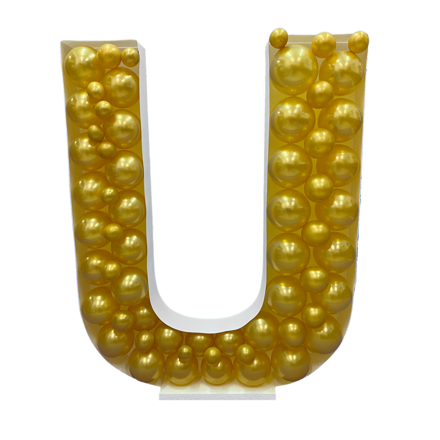 39" DIY Mosaic Letter Frame | Balloons Not Included