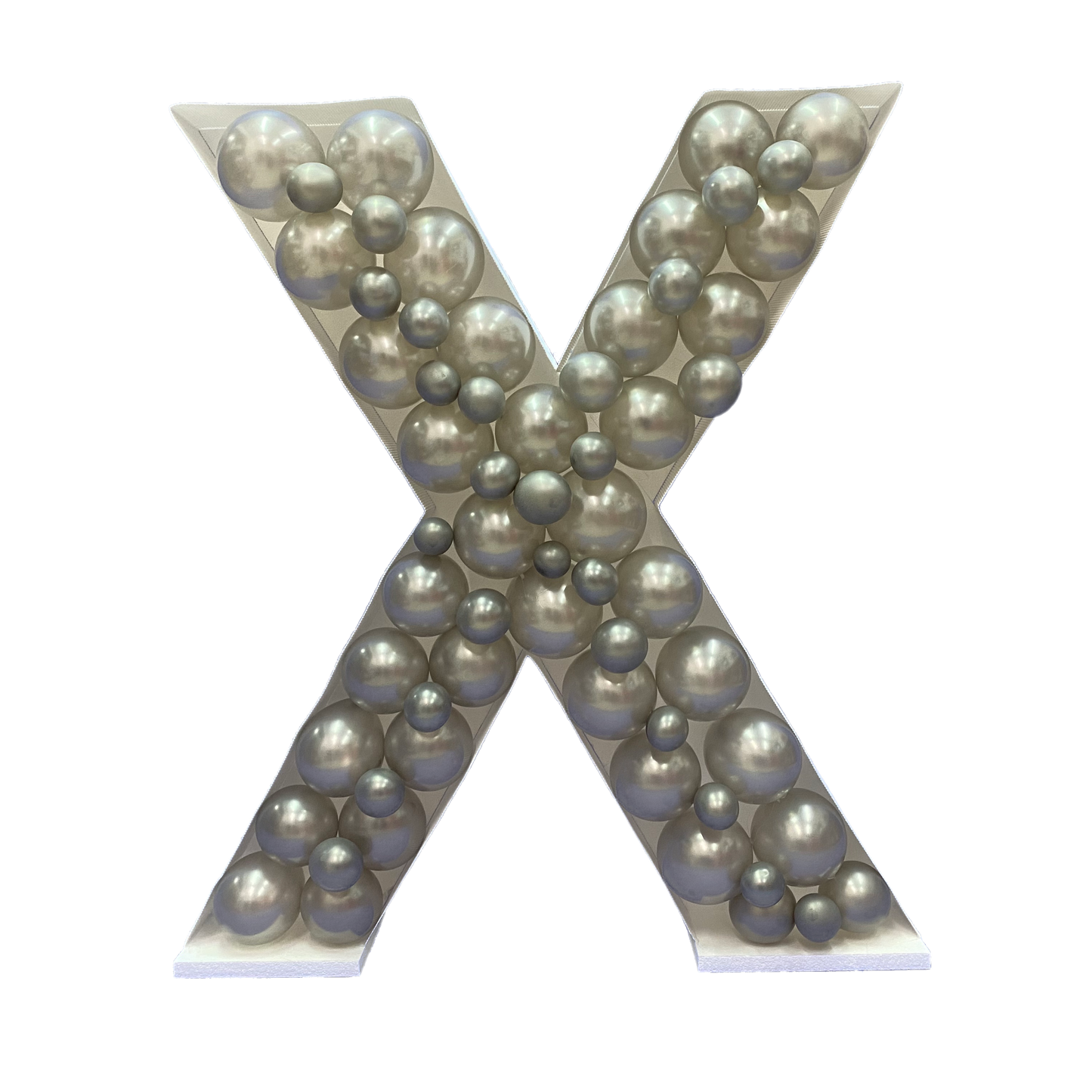 39" DIY Mosaic Letter Frame | Balloons Not Included