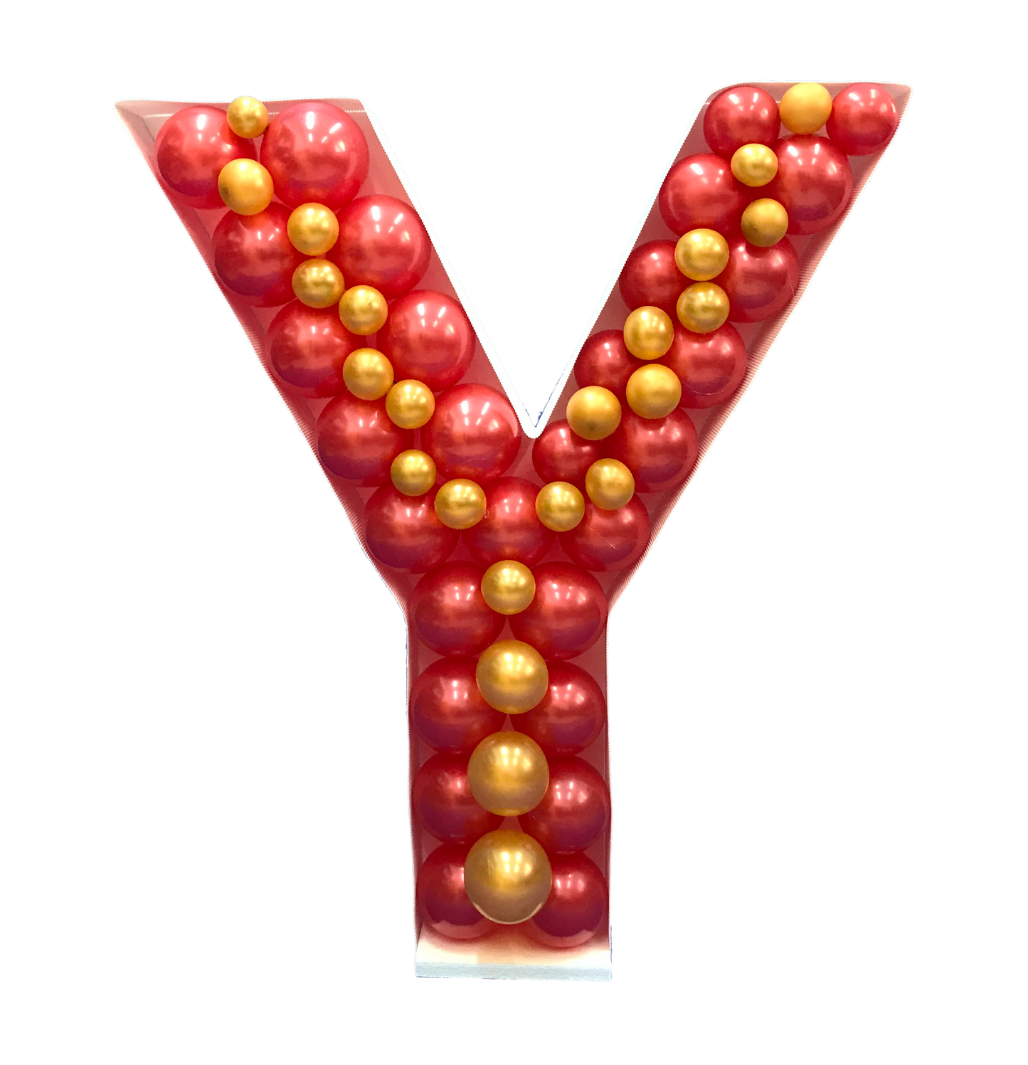 39" DIY Mosaic Letter Frame | Balloons Not Included