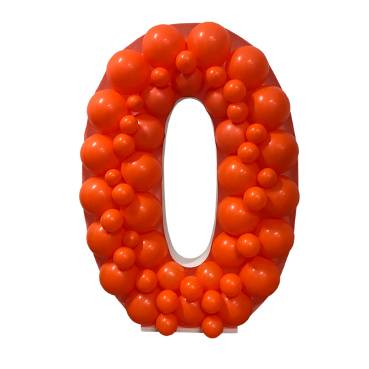 47" DIY Mosaic Number Balloon Frame (Balloons Not Included)