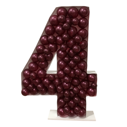 47" DIY Mosaic Number Balloon Frame (Balloons Not Included)