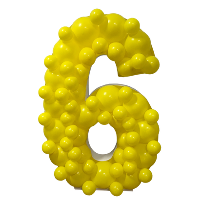47" DIY Mosaic Number Balloon Frame (Balloons Not Included)