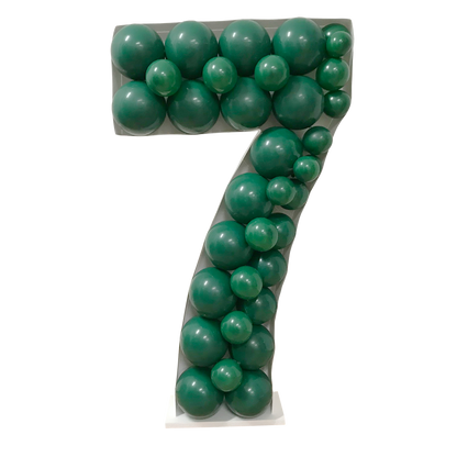 47" DIY Mosaic Number Balloon Frame (Balloons Not Included)