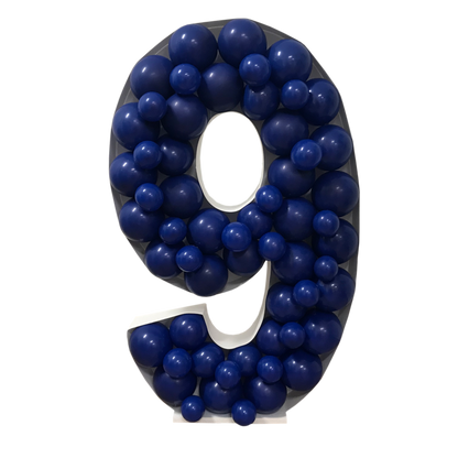 47" DIY Mosaic Number Balloon Frame (Balloons Not Included)